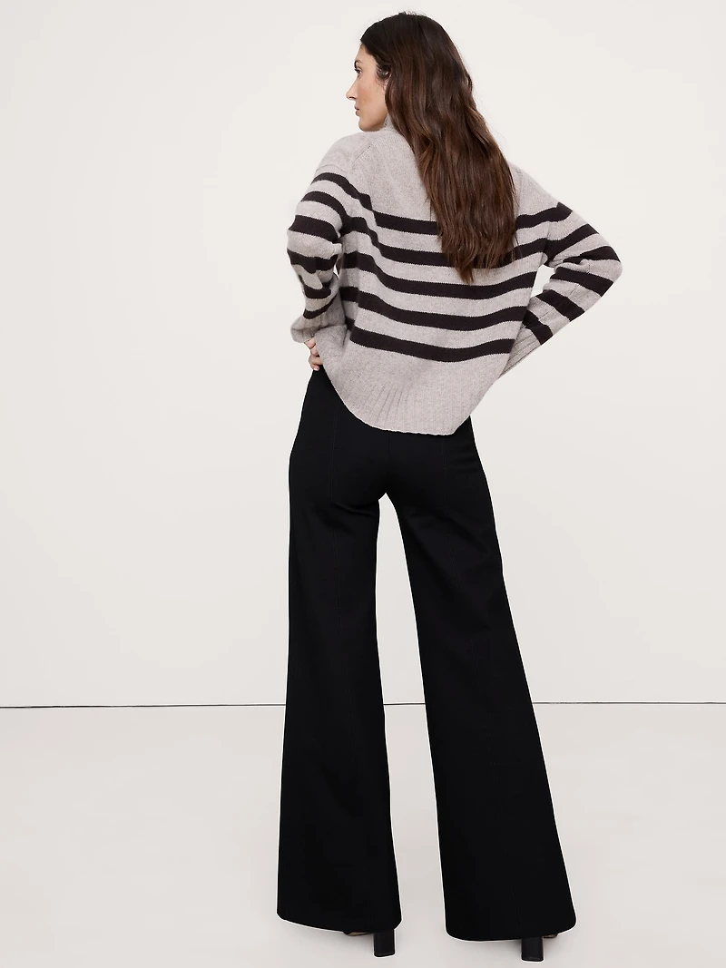 High-Rise Wide-Leg Everywhere Ponte Pull-On Pant