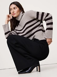 High-Rise Wide-Leg Everywhere Ponte Pull-On Pant