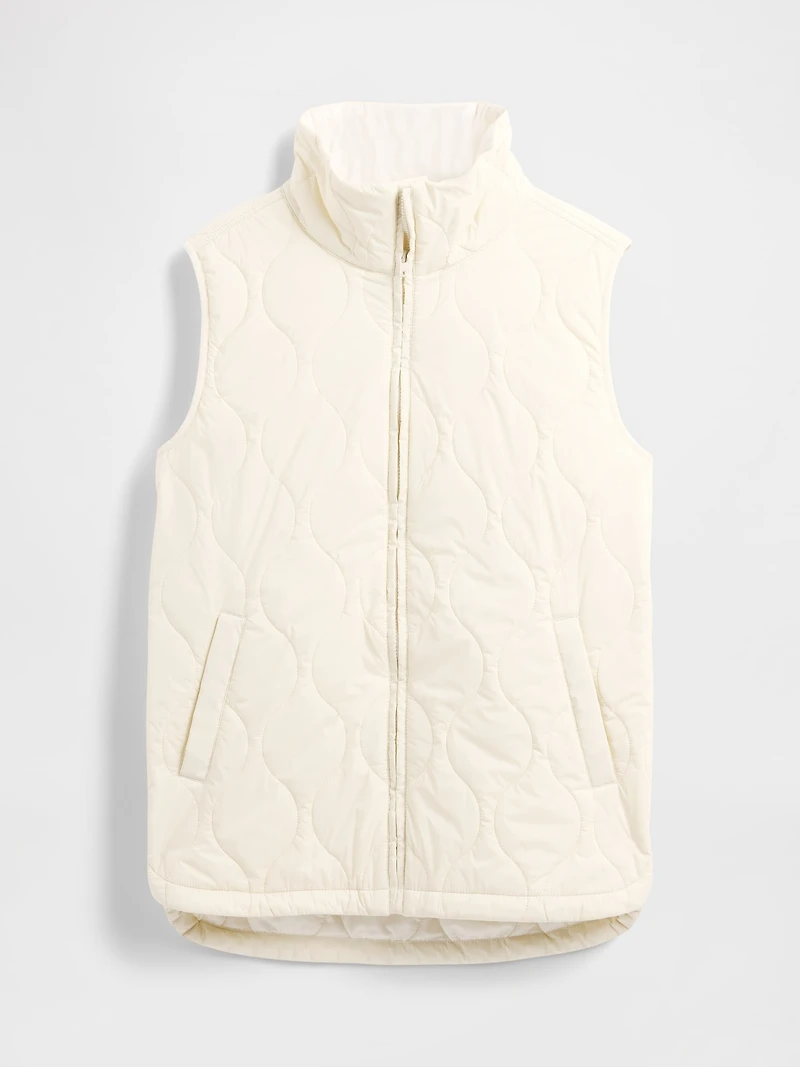 Recycled Lightweight Quilted Puffer Vest