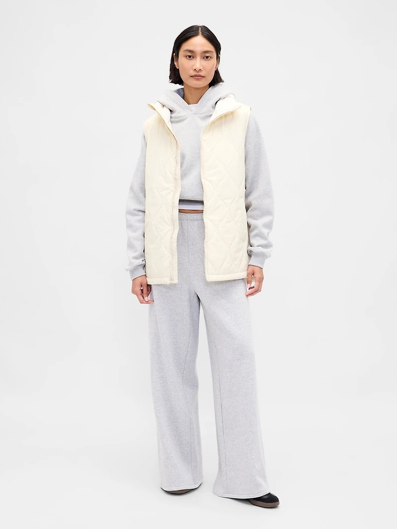 Recycled Lightweight Quilted Puffer Vest