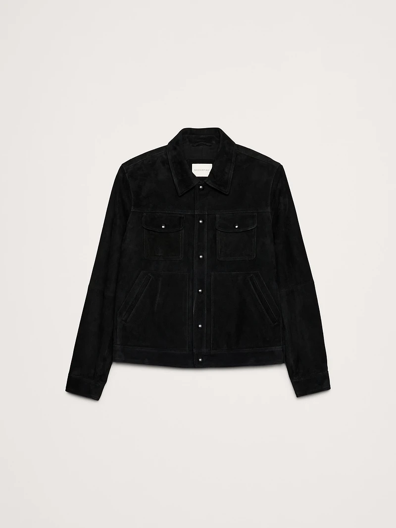 Suede Trucker Jacket