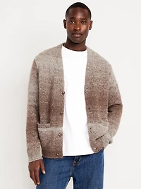 Wool-Blend Ombré Cardigan