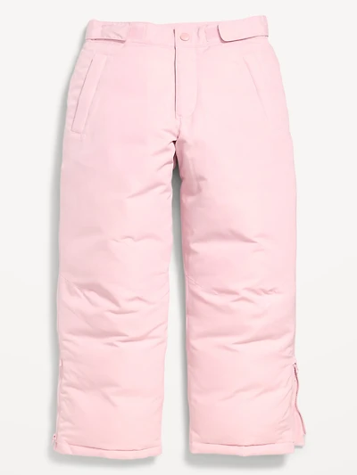 Water-Resistant Snow Pants for Girls
