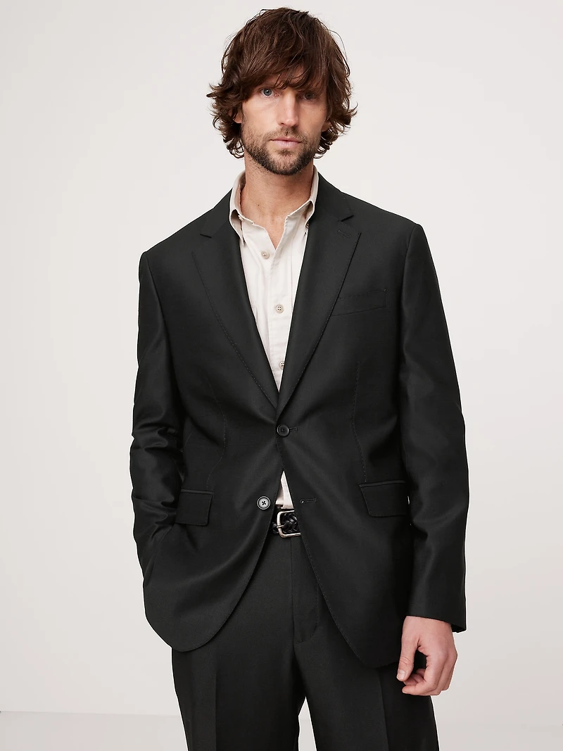 Signature Italian Hopsack Suit Jacket