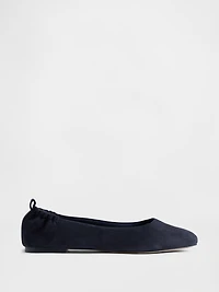 Vegan Suede Ballet Flats