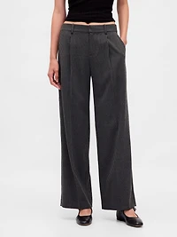 365 Low Rise Brushed Twill Pleated Trousers