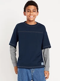 2-In-1 Oversized T-Shirt for Boys