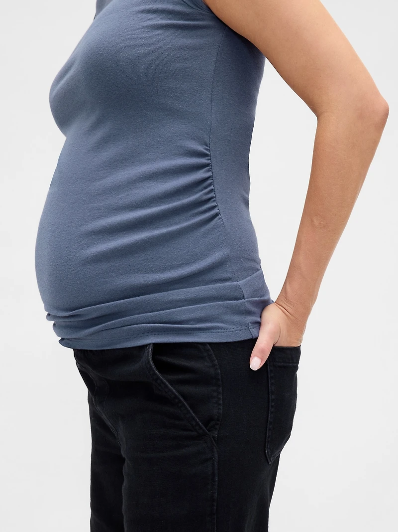 Maternity Modern Boatneck Top