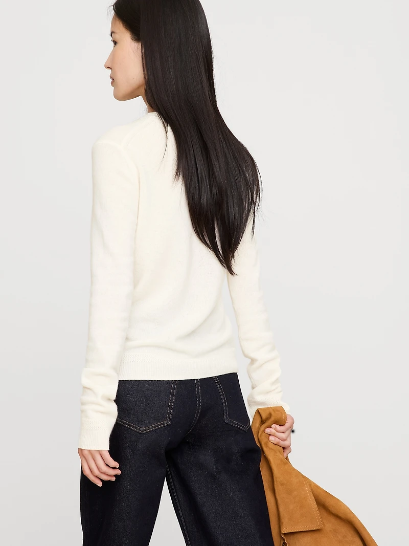 Lightweight Cashmere Crew-Neck Sweater
