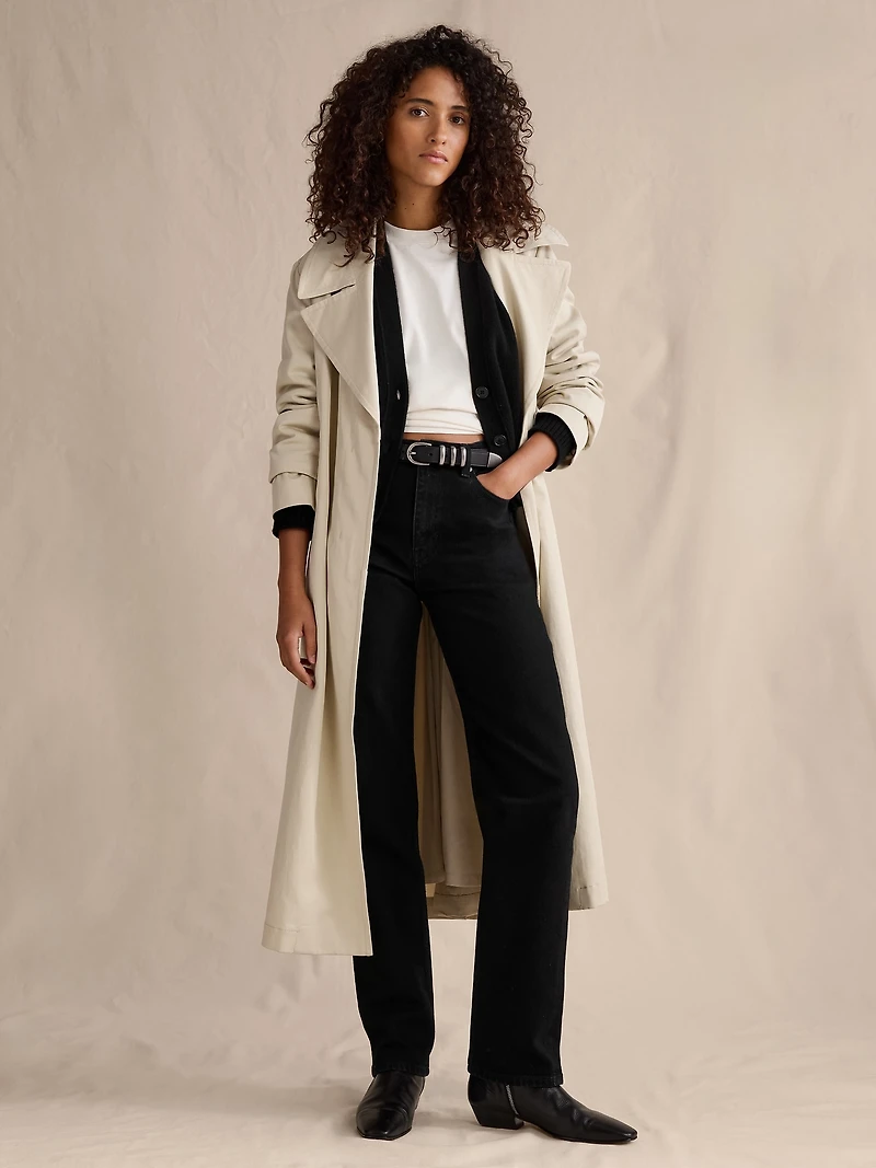 High-Rise 90S Straight Jean