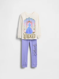 Pyjama en coton biologique brossé à imprimé de Wicked pour Bébé et Tout-petit