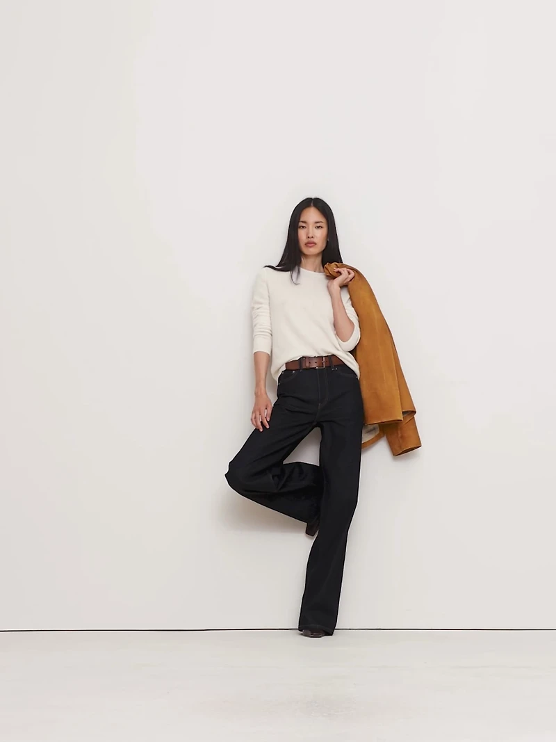 Lightweight Cashmere Crew-Neck Sweater