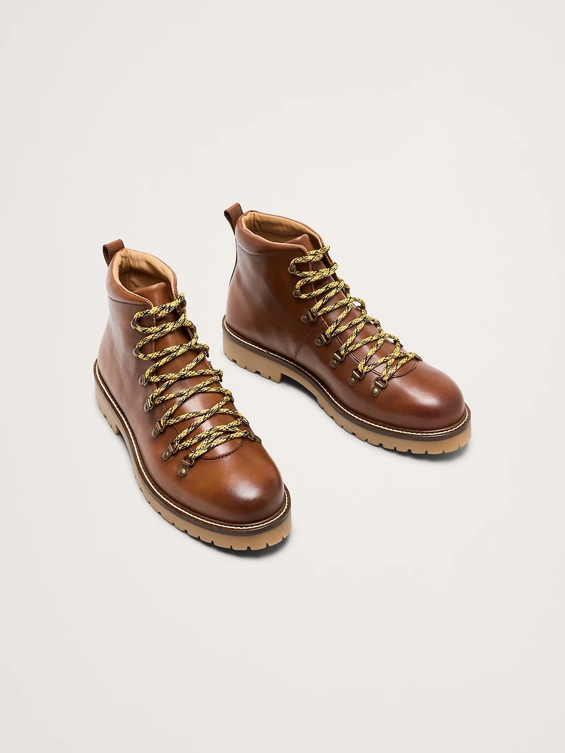 Burnished Leather Alpine Boot