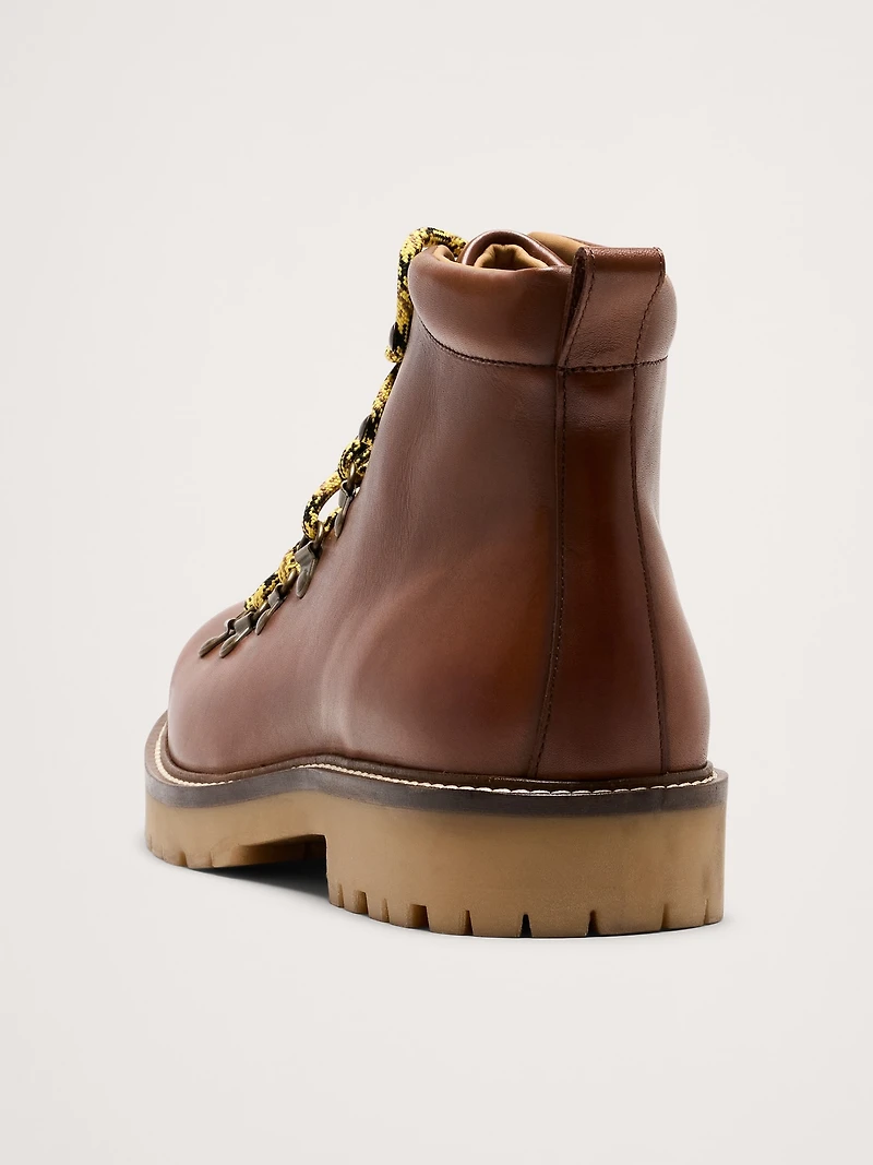 Burnished Leather Alpine Boot