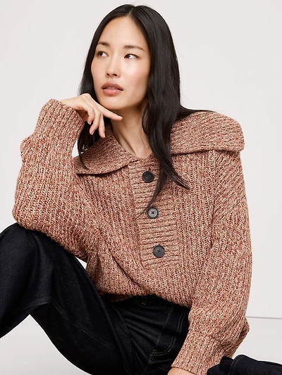 Oversized Cotton Sailor Sweater