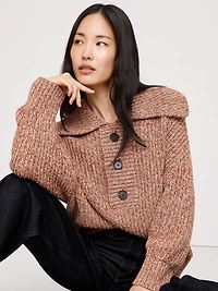 Oversized Cotton Sailor Sweater