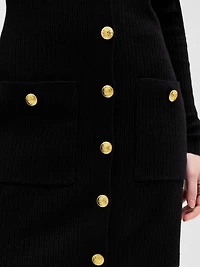CashSoft Rib Pocket Mini Sweater Dress