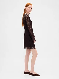 Lace Mini Shift Dress