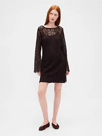 Lace Mini Shift Dress