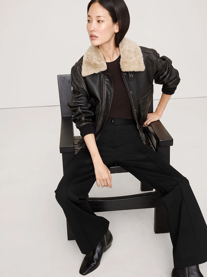 Crop Flare Everywhere Ponte Pant