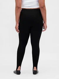 High Rise Double Knit Stirrup Pants