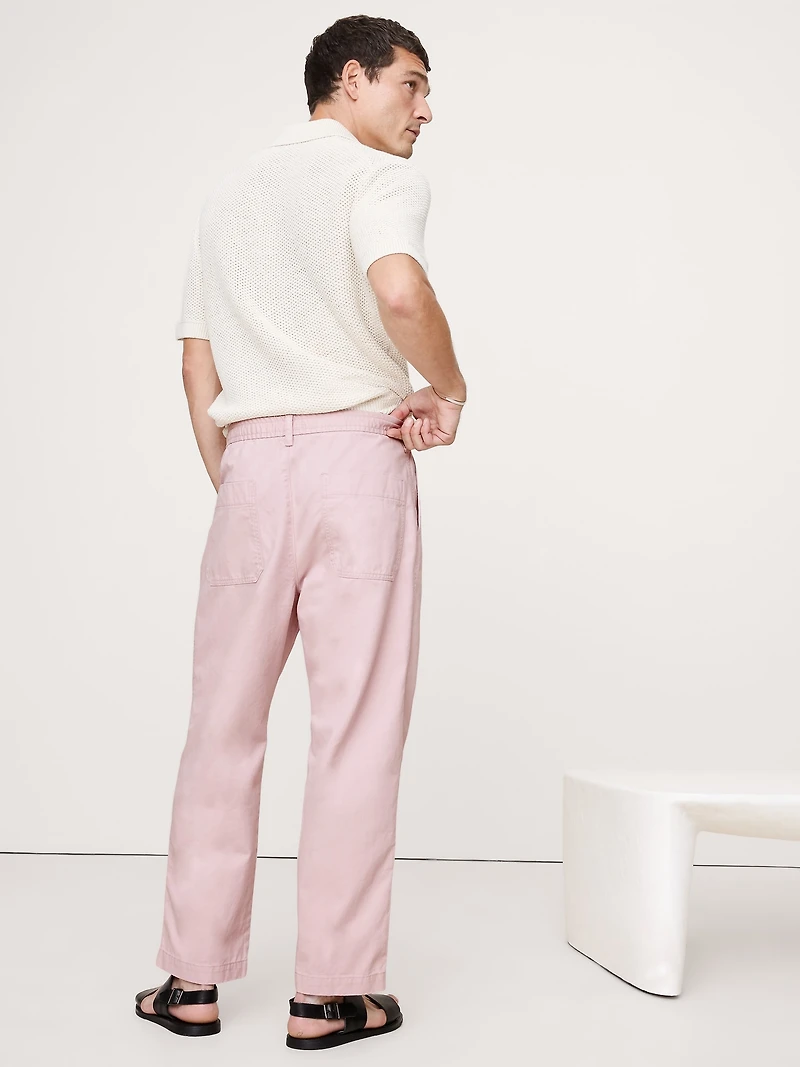 Loose Lightweight Cotton Pull-On Pant