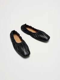 Ruched Ballet Flat