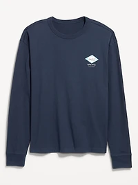 Heavyweight Crew-Neck Graphic Cropped T-Shirt