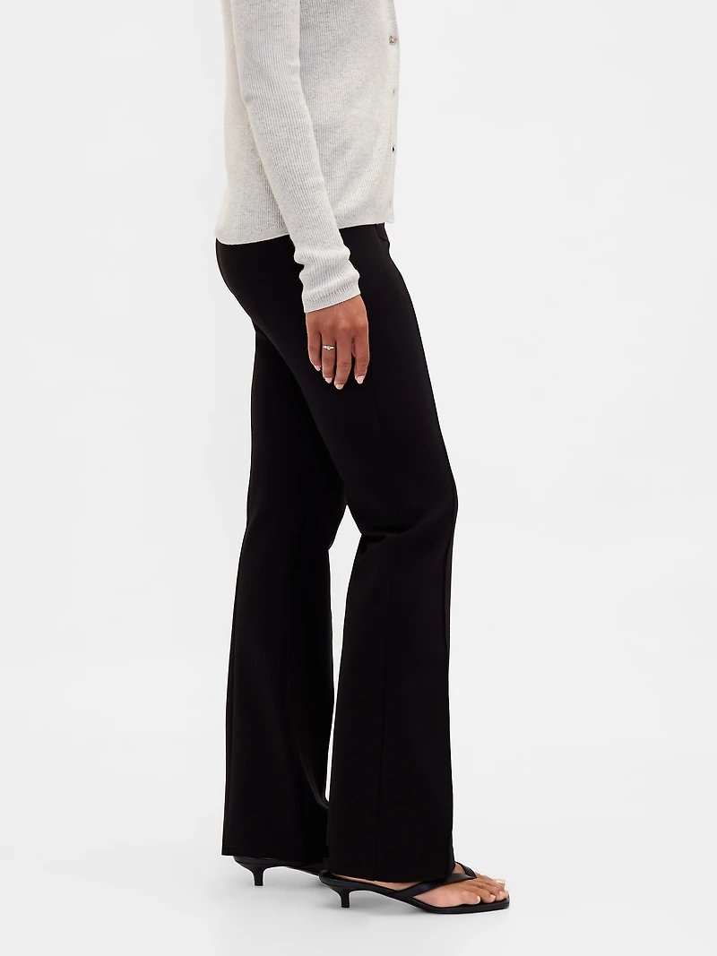 High Rise Double Knit Boot Pants