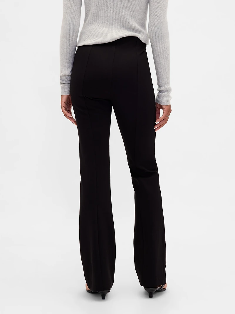 High Rise Double Knit Boot Pants