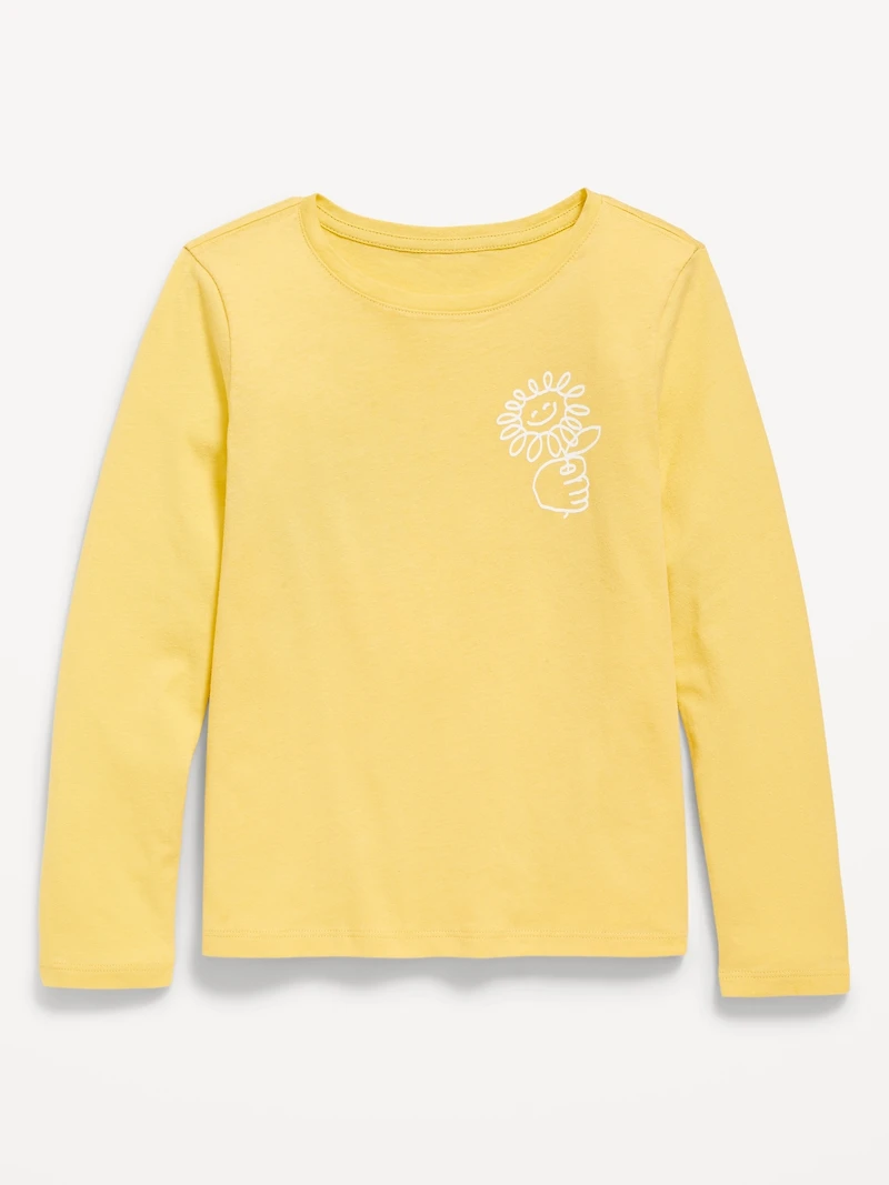 Long-Sleeve Graphic T-Shirt for Girls