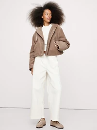 Corduroy Insulated Bomber Jacket