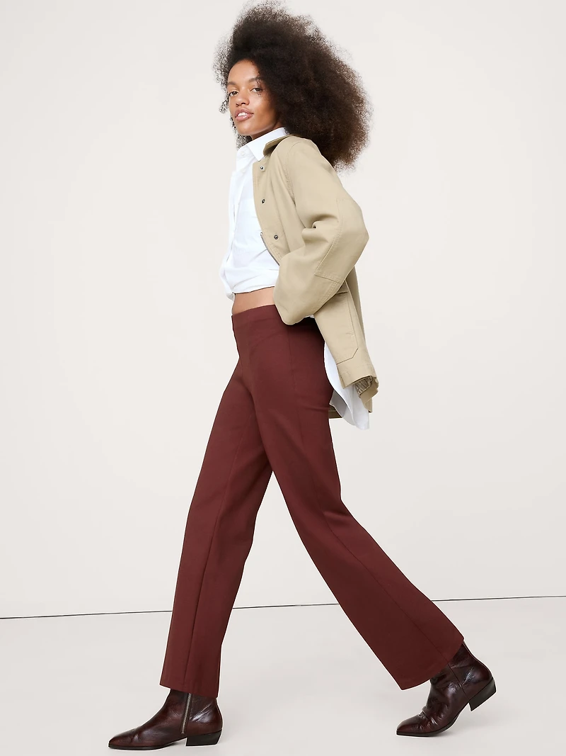 Fitted Everywhere Ponte Ankle Pant