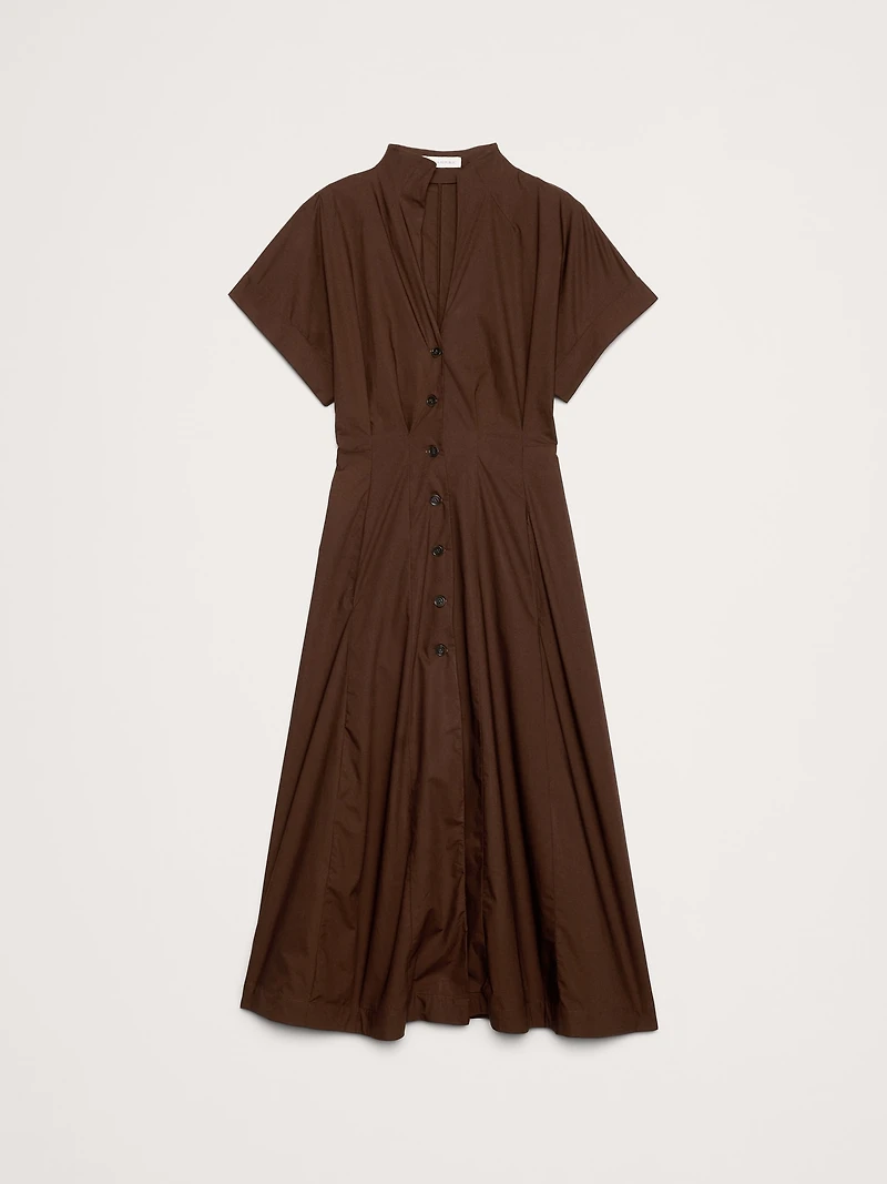 Cotton Poplin Shirt Dress