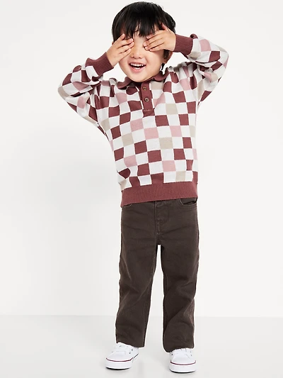 Straight-Leg Built-In Flex Jeans for Toddler Boys