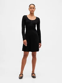 CashSoft Rib Mini Sweater Dress