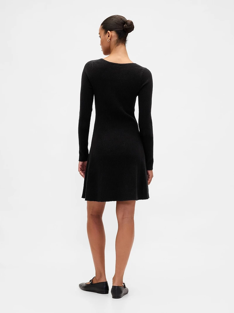 CashSoft Rib Mini Sweater Dress