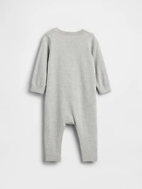 Baby Brannan Bear Heart Sweater One-Piece