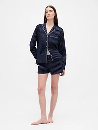 Poplin Logo PJ Boxer Shorts