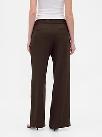 Mid Rise Double-Waist Pants