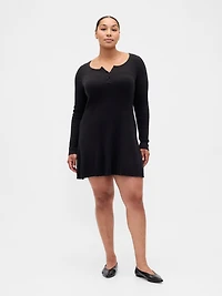 CashSoft Rib Mini Sweater Dress