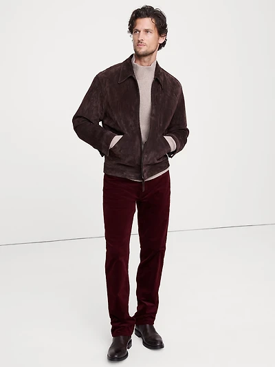 Straight Stretch-Corduroy Traveler Pant