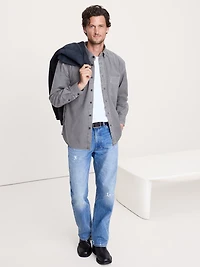 Relaxed-Fit Garment Dye Oxford Shirt