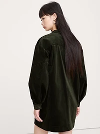 Corduroy Popover Shift Dress