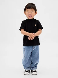 Jean coupe baril en tricot pour Bébé et Tout-petit