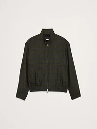 Plaid Flannel Harrington Jacket