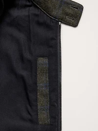 Plaid Flannel Harrington Jacket