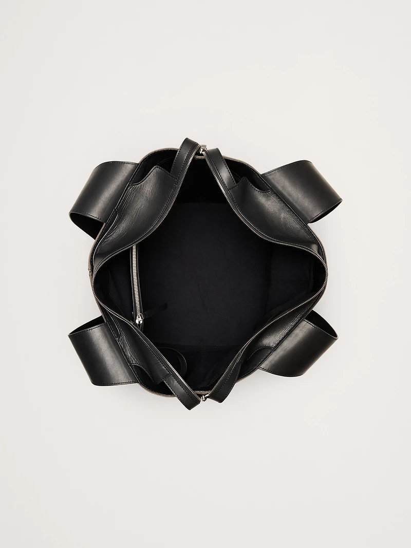 Large Patchwork Medium Zip Tote