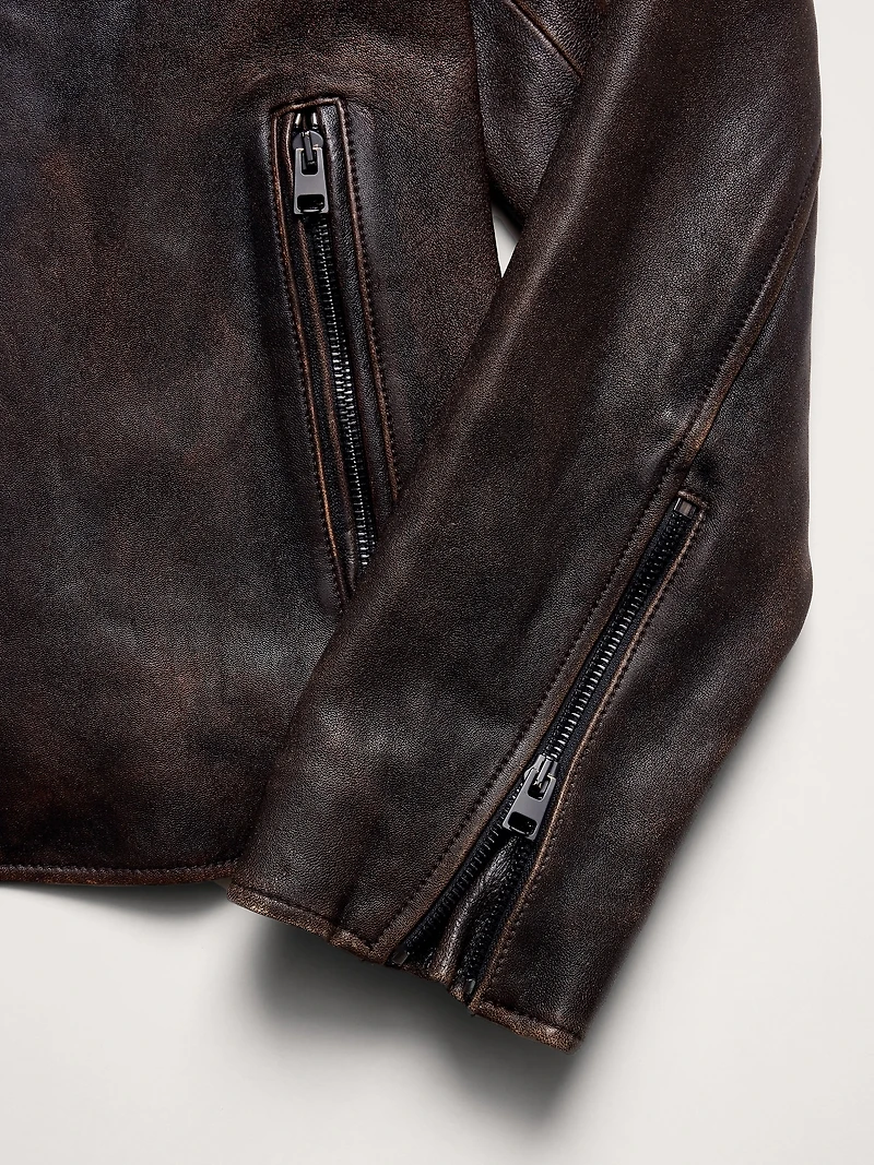 Leather Racing Jacket