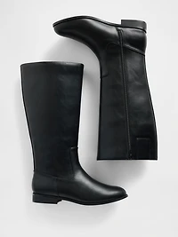 Vegan Leather Riding Boots